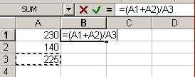 dorit. Când se termină introducerea formulei pentru a vedea rezultatul calculului se apasă tasta Enter. Observaţie: la contruirea formulelor ţineţi seama de ordinea operaţiilor.
