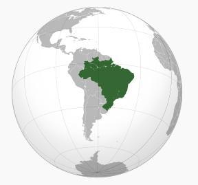 BRAZIL Land area 8,515,692.