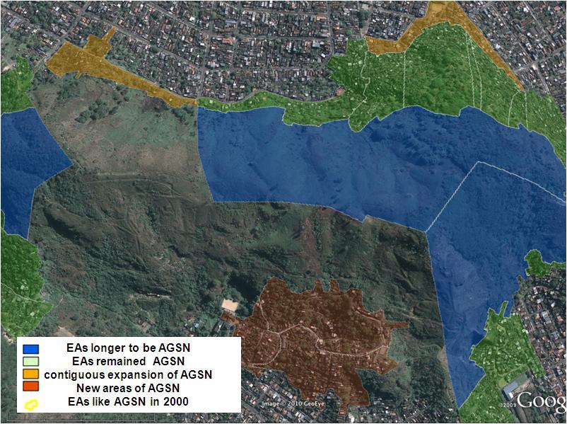 AGSN - areas of poor public services Slums in