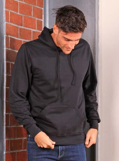 HOODIE unisex 260gm Manufactured from 100% brushed cotton fleece Softer