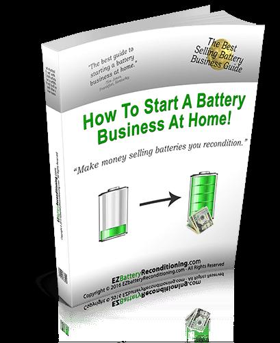 Bonus 1 Frank's Battery Business Guide If you order right now, you will also get Frank s own guide to making money restoring batteries.