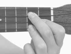 4th finger Your fingers will not be used to pressing down on the strings and so some chords will seem like a real effort and possibly make your fingertips a little sore.