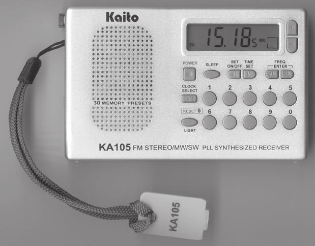 KA108 KA450 KA1103 The Kaito KA1103 is a dual conversion portable radio covering AM 520-1710 khz and SW in ten bands: 3.2-4, 4.6-5.4, 5.6-6.4, 6.6-7.4, 9.1-9.9, 11.5-12.4, 13.5-14.4, 15-15.9, 17.