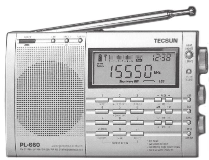 The radio comes with an awesome 2000 memories: 100 AM/FM/LW/Air, 200 SW, 200 SSB and 1200 for various bands (12x100).