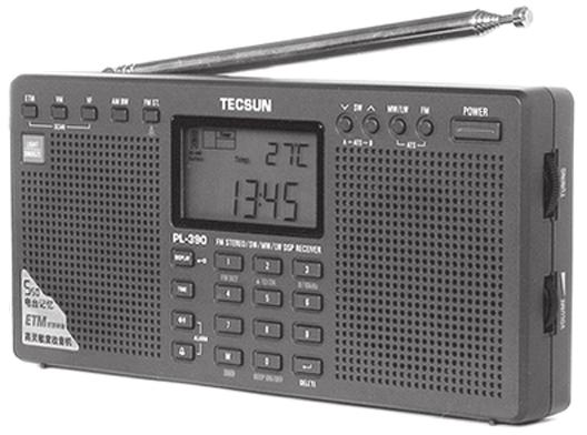 This radio has a backlit digital display with signal meter, 12/24 hour clock, temperature and battery consumption.