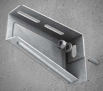 2 Wall mounting with bracket KSLW To install the bracket KSLW use a dowel such as e.g. SD 8/30*.