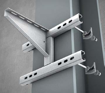 4 Mounting to steel beam using heavy bracket KISS To install KISS use four beam clamps SKS M*.