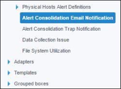 Alert notifications c. In the Action component, configure the parameters as needed for your requirements. 3. Save and enable the new alert definition. 4.
