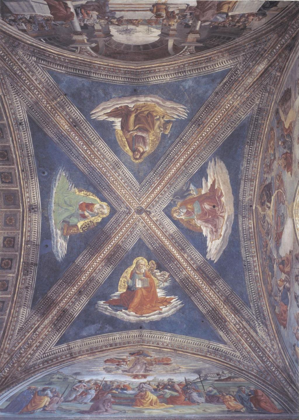 Plate 16: Domenico Bigordi called Ghirlandaio, and workshop, Four Evangelists,
