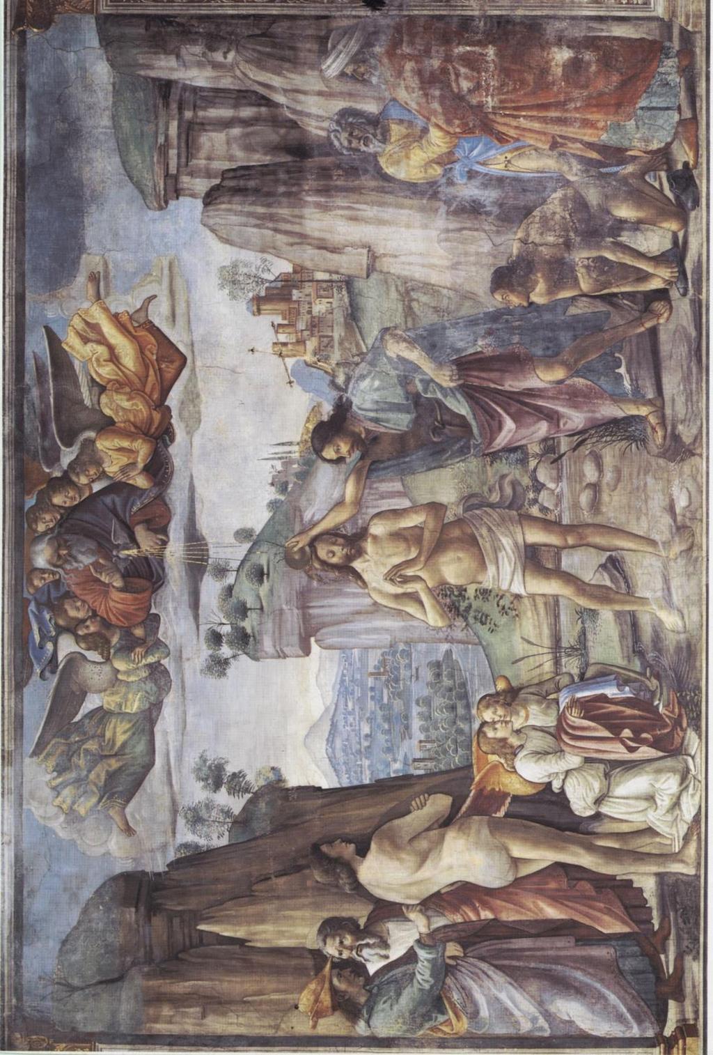 Plate 22: Domenico Bigordi called Ghirlandaio, and workshop, Baptism of Christ, third
