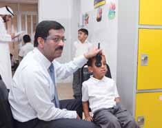 Services of Ahmadi Hospital recently concluded an eye test campaign in Fahaheel in the presence of Team Leader Waleed Al- Rabeean.