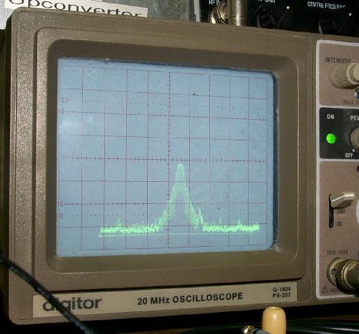 capacitance) of the FET is being pulled around by the quenching oscillation voltage on the source.