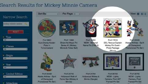 PinPics Quick Start Guide 17 But if you search for Mickey Minnie Camera you get 56 pins