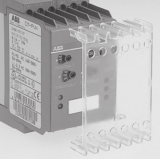 No additional marking labels are required. 1SVC 110 000 F 0499 Integrated markers Multifunctional CM-N range Output contacts, 2 c/o contacts (400V/5A) Multi- (24.