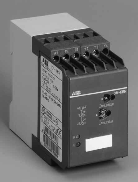 Contact protection relay CM-KRN Ordering details The CM-KRN protects sensitive control contacts from excessive loads. It can be used with latching action or without.