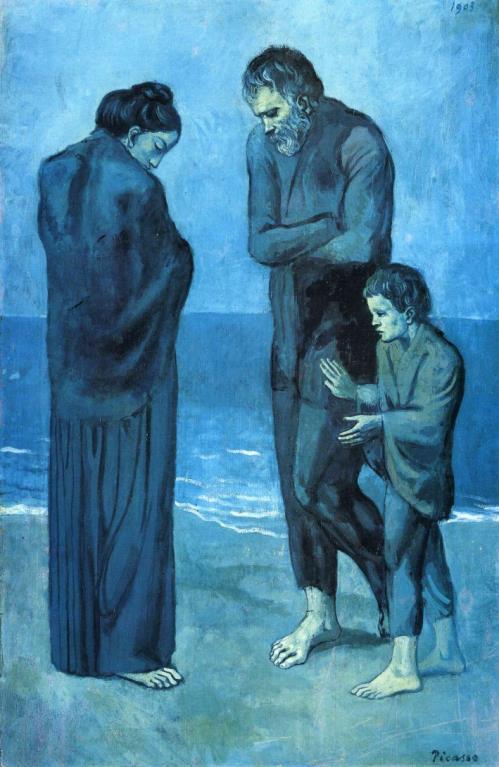 Pablo Picasso. The Tragedy, 1903.