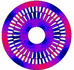 the magnetic field outside the motor will be less influenced by the magnetic nonlinearity of the motor laminations. Table 3.