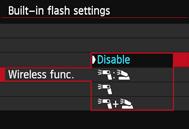 3 Setting the FlashN 2 Flash exposure compensation The same setting as step 3 in Flash Exposure Compensation on page 190 can be set.