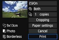 The [Default] setting for printing effects and other options are the printer s own default settings as set by the printer s manufacturer.