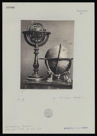 sphere; on the photo ink-notes of auction catalogue (Auction Bardini collection, New York 1918), albumin print, around