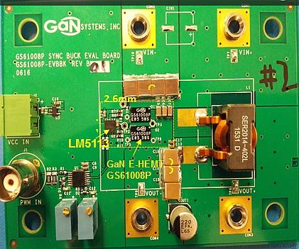 Figure 2 48V 12V DC-DC Converter using GaN transistors Thermally, this converter uses no heat sink. The GS61008P has a very low thermal impedance of 0.55 C/W, allowing cool operation.