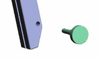the leg connector. Right click and select Offset. Check Mate and set the Offset (in) at.