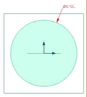 Draw a.0625 diameter circle and a.625 diameter circle at the origin on the initial sketch of the base workplane. 4.