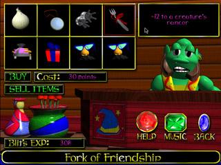 rank, points earned, the game level, and gifts found throughout game play. The "Load" button allows the student to access a previously saved game.