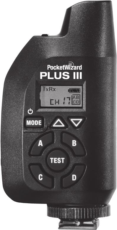Status LED (PG. 12) Transceiver Internal Antenna (PG. 13) Backlit LCD (PG. 4) Power/MODE Button (PG. 5) Zone Toggle Buttons (A, B, C, D) (PG.