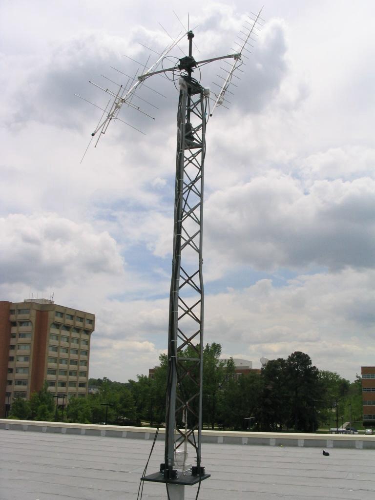 directional crossed yagi antennas were constructed.