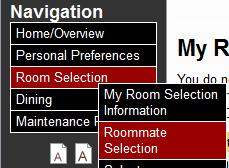 In the Advanced Roommate Search section, enter your preferences