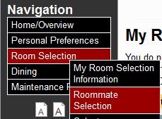Once you have your roommate has confirmed, you can complete the room selection process.