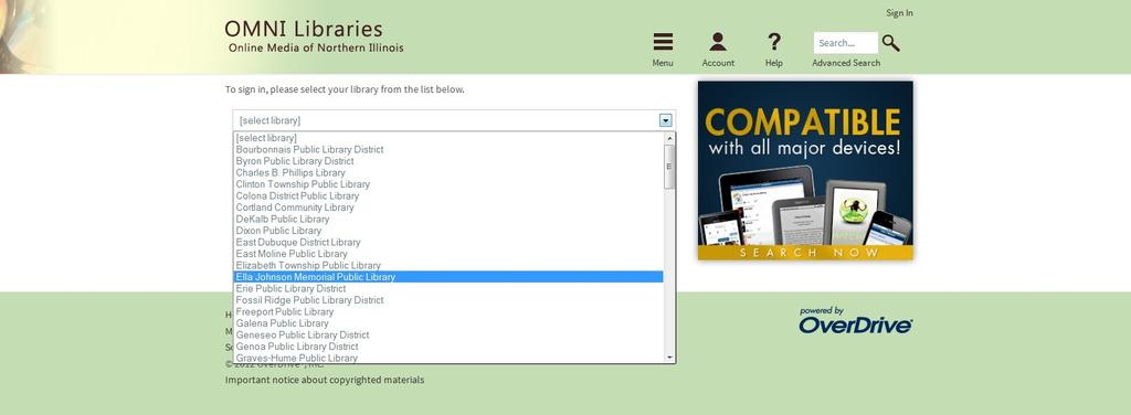 3. Search for a book you want: Click on the Advanced Search link to the right of the search box.