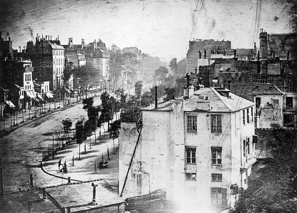 Louis Daguerre invented a new process he dubbed a daguerrotype in 1839, which