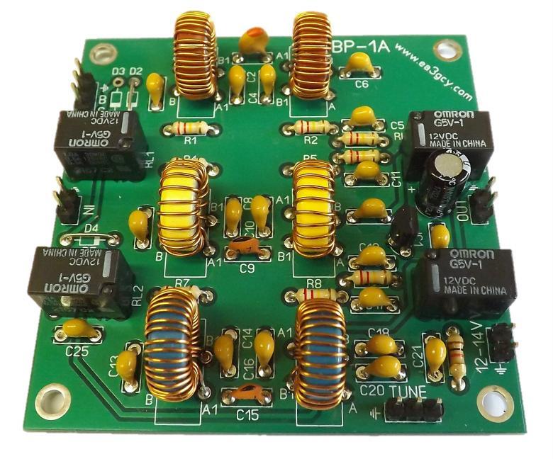 BP-1A Band-Pass variable filter continuous tuning from 3 to 30MHz.