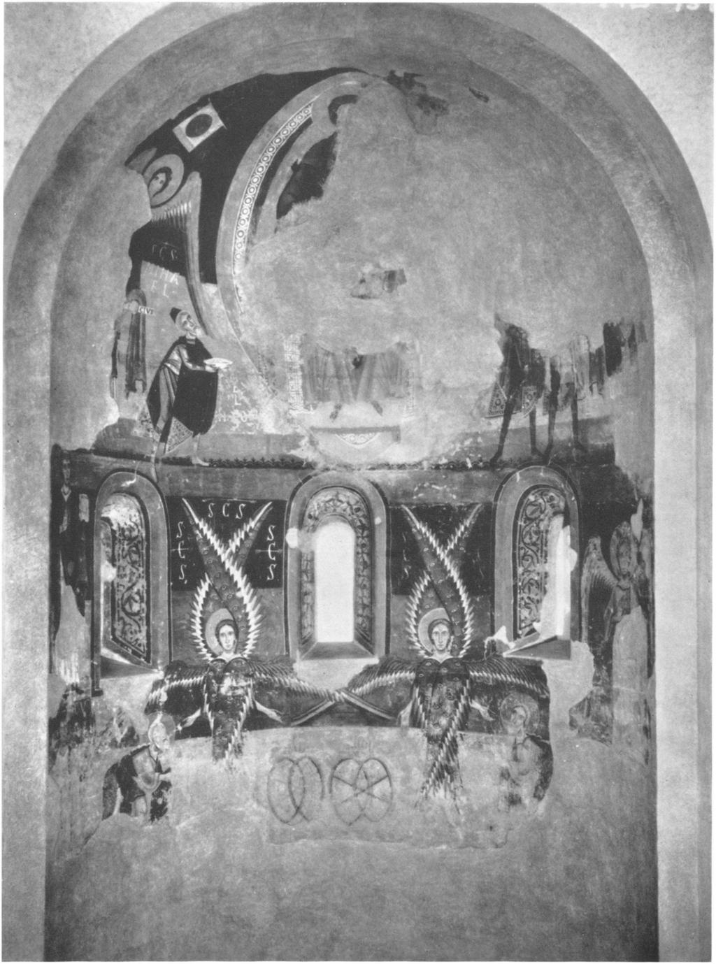 Fresco from the apse of the church of Santa Maria de Esterri de Aneu, by the Pedret Master, shozing a