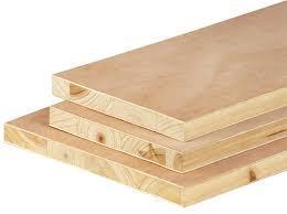 Manufactured boards are stronger, more stable and more uniform than wide boards of either hardwood or softwood.