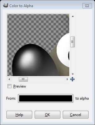 Colour to Alpha Channel You can assign a colour to the alpha channel, which will make all pixels in your image with the assigned colour transparent In GIMP Colors >