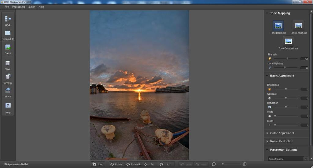 Step 5: The magic of Tone Mapping In order to obtain the highest quality HDR image, adjust the tone mapping settings to suit your needs.