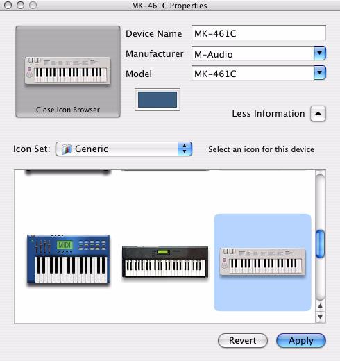 The device names you enter appear as MIDI input and output choices in Pro Tools. MIDI Patch Name Support Enabling MIDI channels 4 Click the device image.