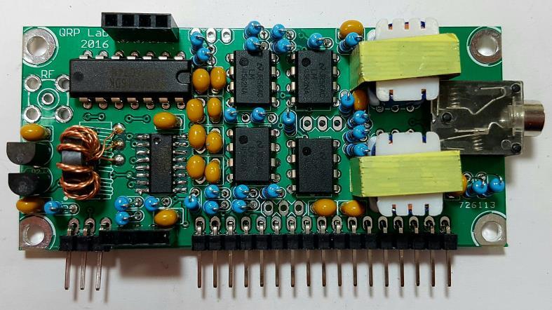 In this configuration the receiver module will plug vertically into a horizontal mother-board.