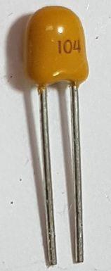 Separate them from the 1uF capacitors, which are labelled 105.
