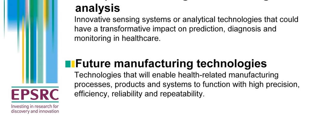 essential for addressing our future healthcare challenges: Advanced materials (another 8