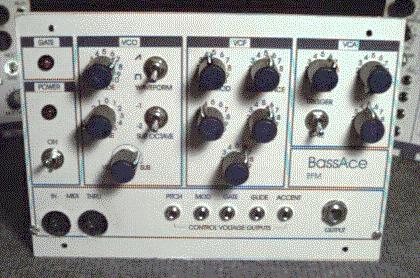 Untitled Document BassAce - Midi Bass Synthesizer The BassAce is a small midi-synth based loosely on the TB303. It can be built many different ways.