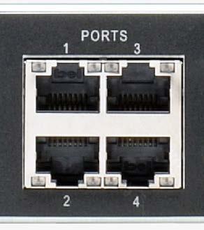 Four GbE Ports for Performance, Flexibility, and Security The S650 has four dedicated and isolated GbE Ethernet ports, each equipped with NTP hardware time stamping.