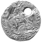 UTTERING ANGELS 123 a b Fig. 1. a) Angel of James I. b) Angel of Charles I, with the AMOR POPULI legend. Both coins are pierced for suspension. Images Fitzwilliam Museum.