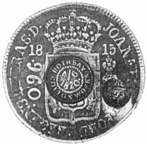 A POOR HOST 187 a Fig. 15 a b. Countermarked Brazilian 960 reis: a) Obverse, 1815, countermarked Rothsay Cotton Works.