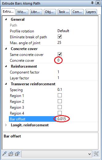 Engineering Tutorial Unit 4: Reinforcement Drawing 169 16 Right-click any bar and select Extrude Bars Along Path on the shortcut menu.
