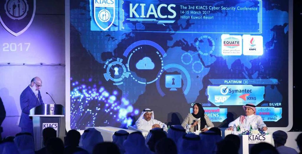 KOC ATTENDS 3 RD KIACS CONFERENCE The 3 rd Kuwait Industrial Automation and Control System Cyber Security Conference (KIACS) took place recently at the Hilton in Mangaf, where a number of senior