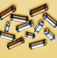 Their low profile and rugged design is an excellent alternative to ceramic tubes 11 Tubular Feed-Through Capacitors are small, lightweight with high dielectric strength and are impervious to